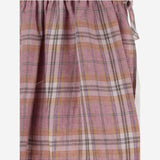 ABITO IN LINO STAMPA MADRAS P24VA328L3021 644 IL GUFO KIDS 