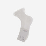 CALZINI IN COTONE CON ROUCHES IN PIZZO P24ZN037EA400 010 IL GUFO KIDS 