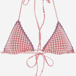 TOP BIKINI CON MOTIVO A QUADRETTI LEH0001 05440F MC2 SAINT BARTH 