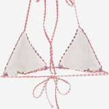 TOP BIKINI CON MOTIVO A QUADRETTI LEH0001 05440F MC2 SAINT BARTH 