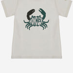 T-SHIRT IN MISTO COTONE CON LOGO 8C000118790N 034 MONCLER ENFANTS 