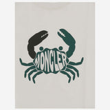 T-SHIRT IN MISTO COTONE CON LOGO 8C000118790N 034 MONCLER ENFANTS 