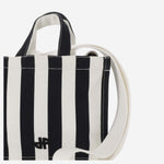 BORSA TOTE PICCOLA IN TELA DI COTONE CON MOTIVO A RIGHE AC0440174 5960 PATOU 