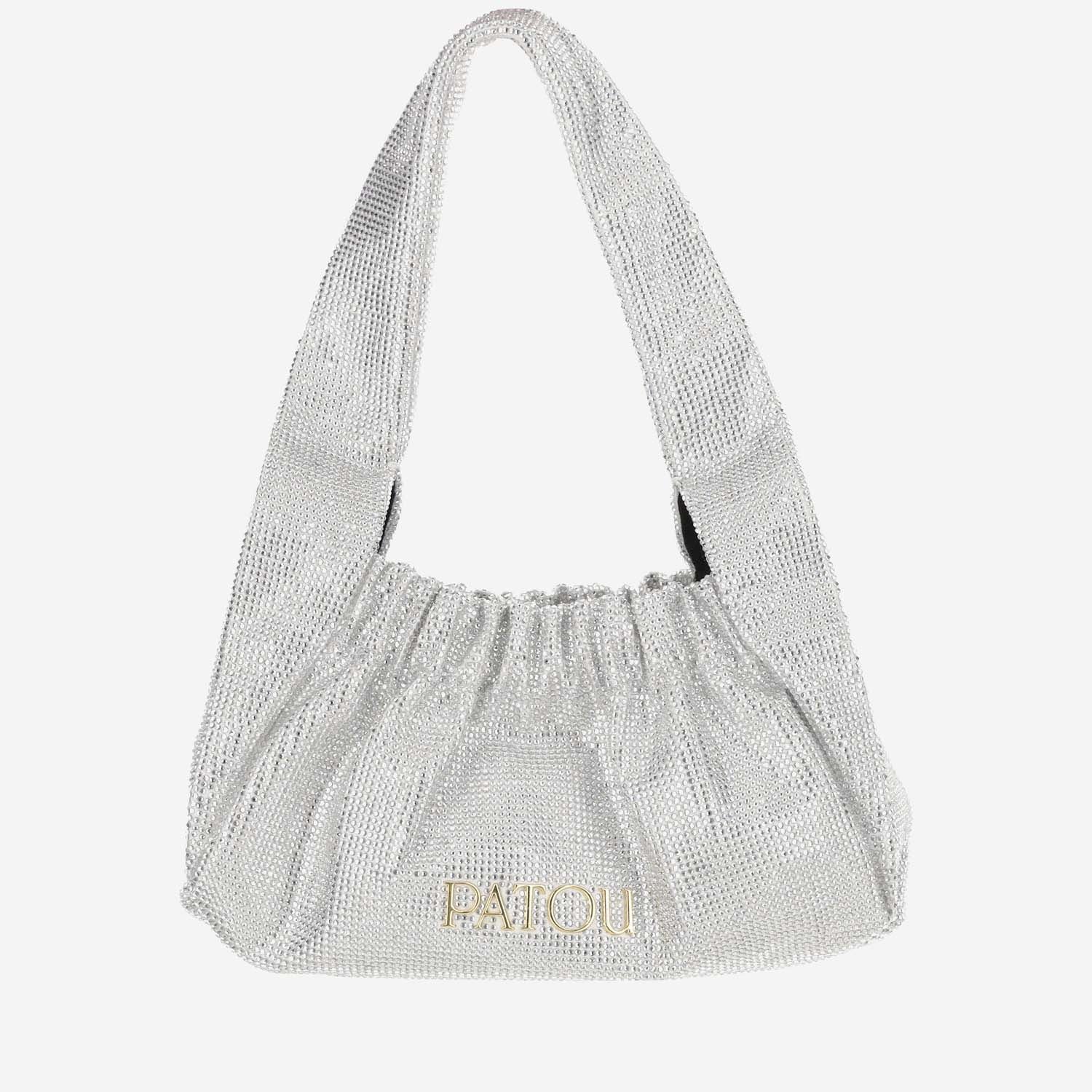 BORSA LE BISCUIT IN RASO E STRASS AC0540173 001W PATOU 