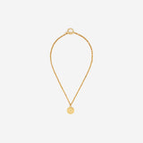 COLLANA IN OTTONE CON CHARM LOGO JW0971002 299G PATOU 