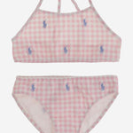 BIKINI IN NYLON STRETCH CON LOGO 313935066 002 POLO RALPH LAUREN KIDS 