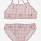 BIKINI IN NYLON STRETCH CON LOGO 313935066 002 POLO RALPH LAUREN KIDS 