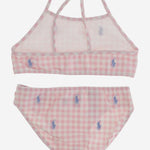 BIKINI IN NYLON STRETCH CON LOGO 313935066 002 POLO RALPH LAUREN KIDS 