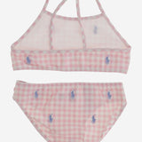 BIKINI IN NYLON STRETCH CON LOGO 313935066 002 POLO RALPH LAUREN KIDS 