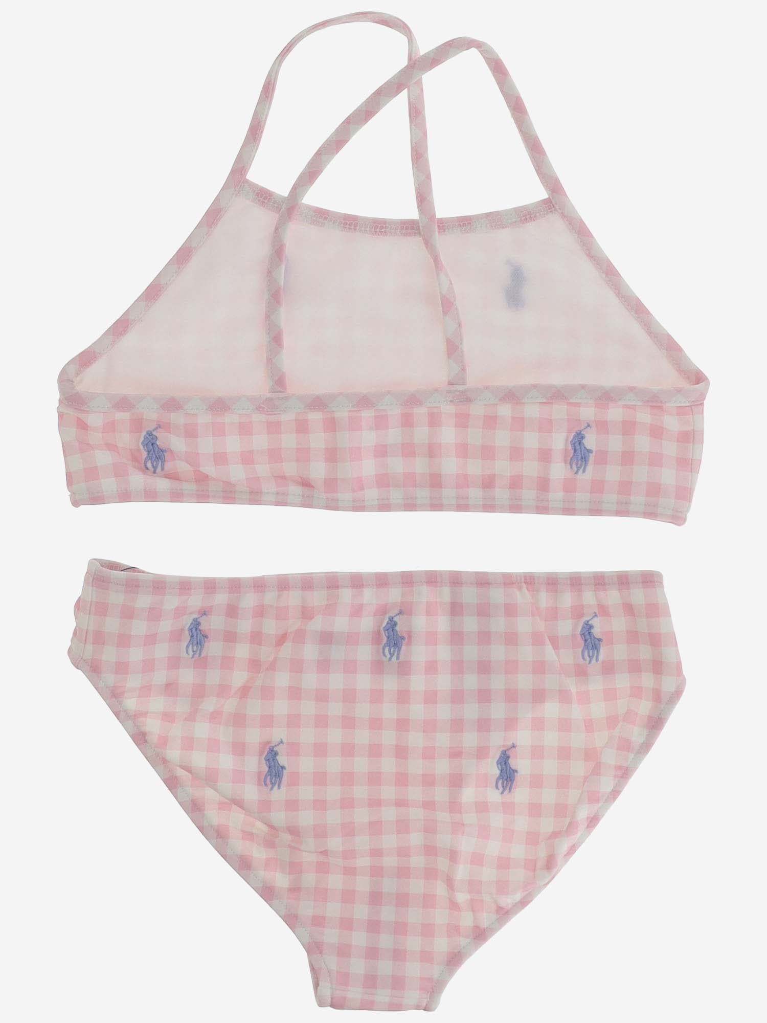 BIKINI IN NYLON STRETCH CON LOGO 313935066 002 POLO RALPH LAUREN KIDS 