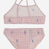BIKINI IN NYLON STRETCH CON LOGO 313935066 002 POLO RALPH LAUREN KIDS 