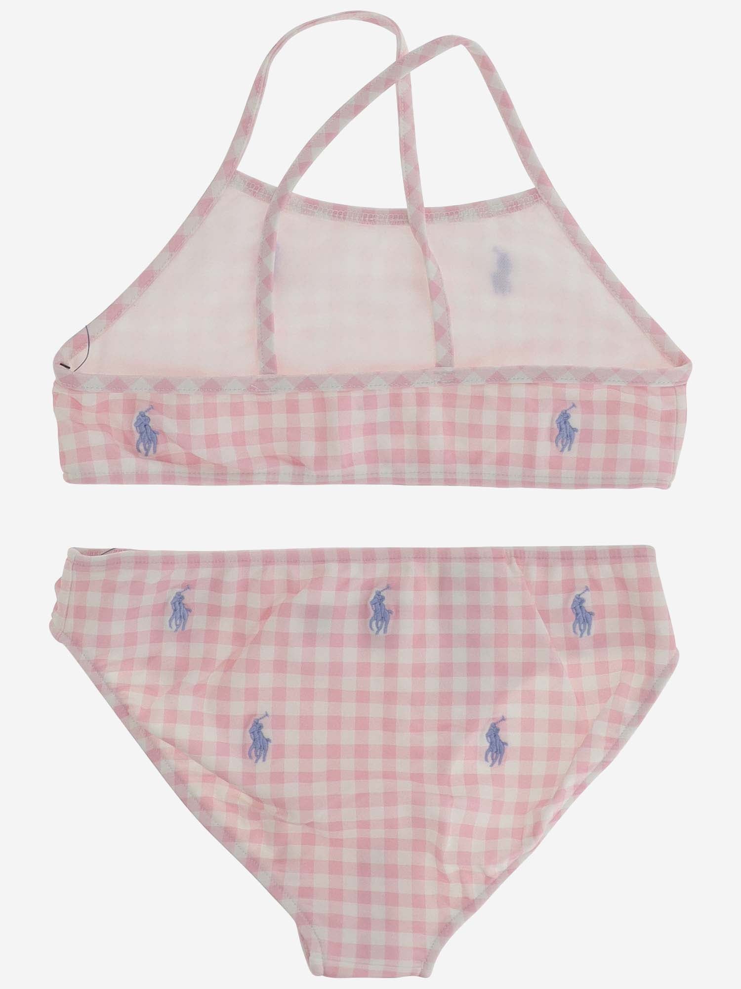 BIKINI IN NYLON STRETCH CON LOGO 313935066 002 POLO RALPH LAUREN KIDS 