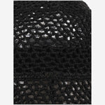 CAPPELLO BUCKET IN RETE CUFFIA BLACK REINHARD PLANK 