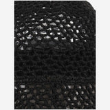 CAPPELLO BUCKET IN RETE CUFFIA BLACK REINHARD PLANK 