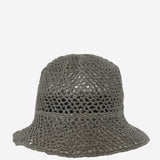 CAPPELLO BUCKET IN RETE CUFFIA GREEN PEARL REINHARD PLANK 