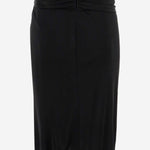 GONNA IN VISCOSA DRAPPEGGIATA 776439 Y7F981000 SAINT LAURENT 