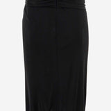 GONNA IN VISCOSA DRAPPEGGIATA 776439 Y7F981000 SAINT LAURENT 