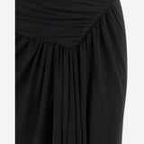 GONNA IN VISCOSA DRAPPEGGIATA 776439 Y7F981000 SAINT LAURENT 