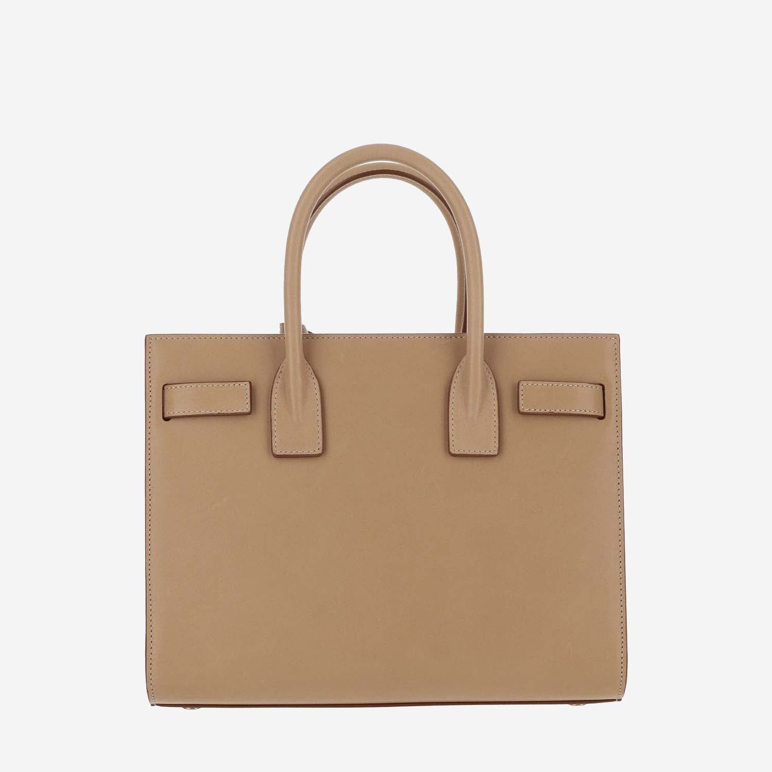 BORSA A MANO IN PELLE CON LOGO 421859 AACQ32725 SAINT LAURENT 