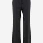 PANTALONI ALBERETA IN LANA 8197W2859 BLK THE ROW 