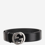 CINTURA GG IN PELLE 812255 0YA0N1000 GUCCI 