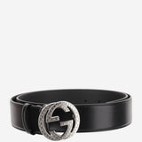CINTURA GG IN PELLE 812255 0YA0N1000 GUCCI 