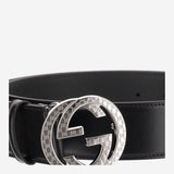 CINTURA GG IN PELLE 812255 0YA0N1000 GUCCI 