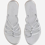 SANDALI IN PELLE TASO TUB ARGENTO KIMA 