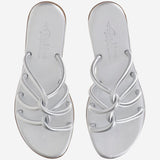 SANDALI IN PELLE TASO TUB ARGENTO KIMA 
