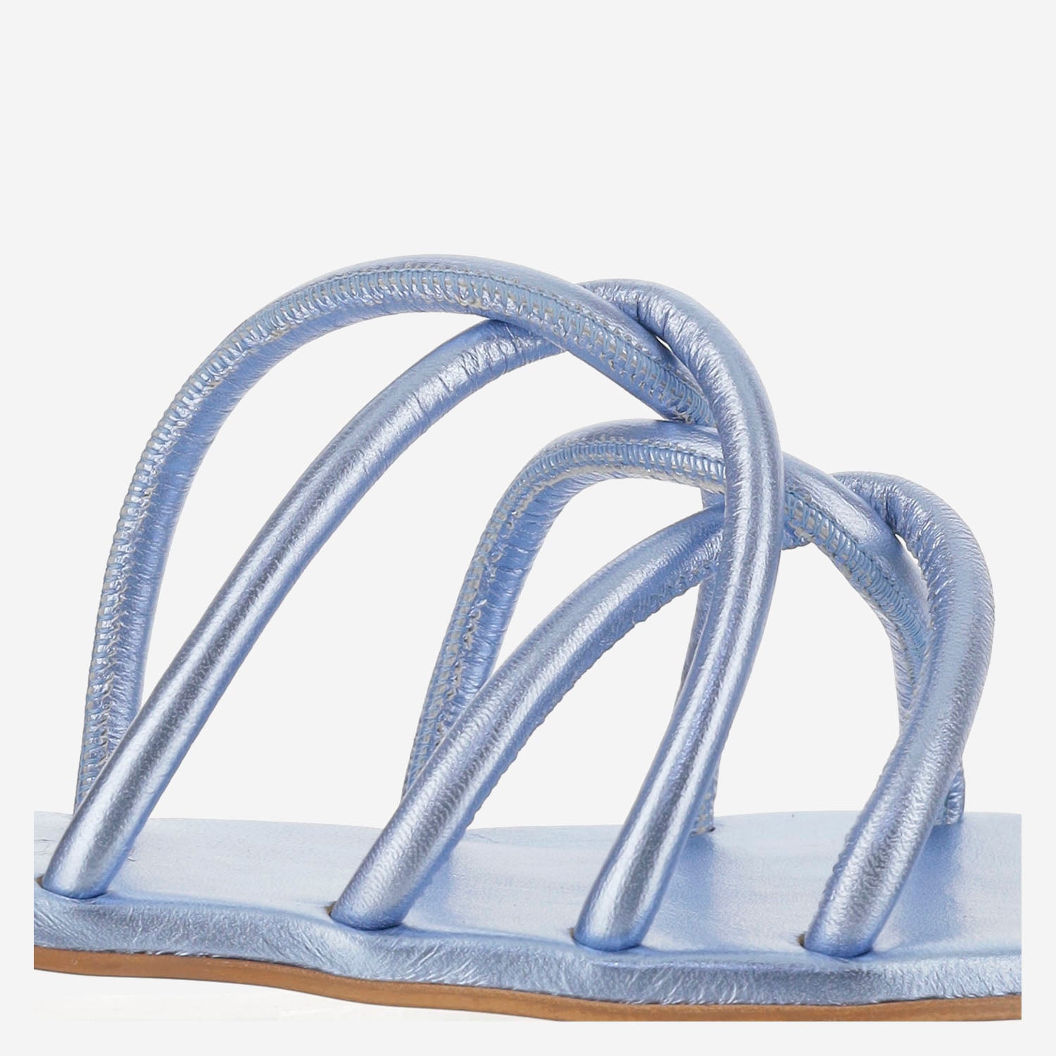 SANDALI IN PELLE TASO TUB DENIM KIMA 