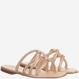 SANDALI IN PELLE TASO TUB ROSE GOLD KIMA 