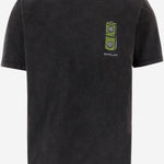T-SHIRT IN COTONE CON STAMPA LOGO BIPOLARTEE BLACK 11:11 L.U.C.K. 