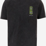 T-SHIRT IN COTONE CON STAMPA LOGO BIPOLARTEE BLACK 11:11 L.U.C.K. 