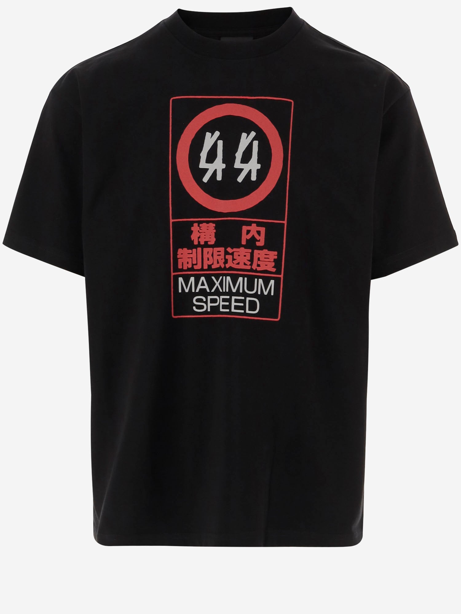 T-SHIRT IN COTONE CON STAMPA B0030556 FA706P762 44 LABEL GROUP 