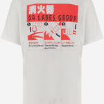 T-SHIRT IN COTONE CON LOGO B0030556 FA706P763 44 LABEL GROUP 