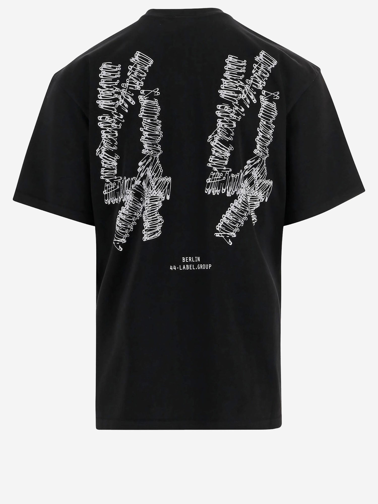 T-SHIRT IN COTONE CON STAMPA B0030556 FA706P783 44 LABEL GROUP 