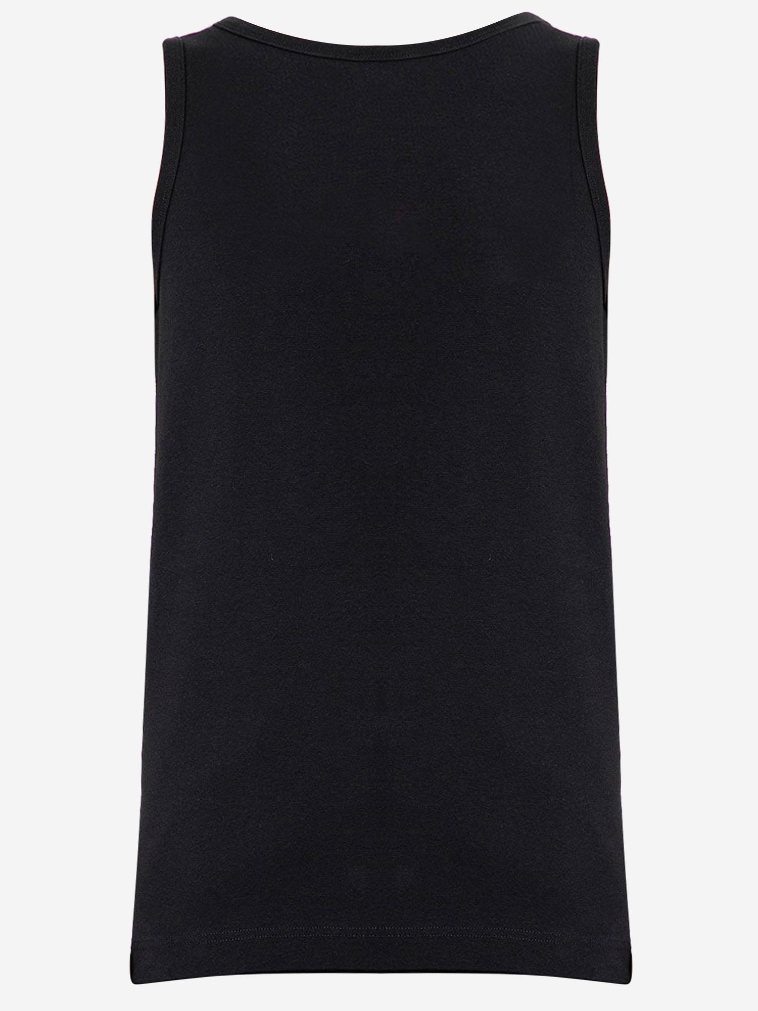 TANK TOP A COSTE IN COTONE STRETCH B0030579 FA584P665 44 LABEL GROUP 