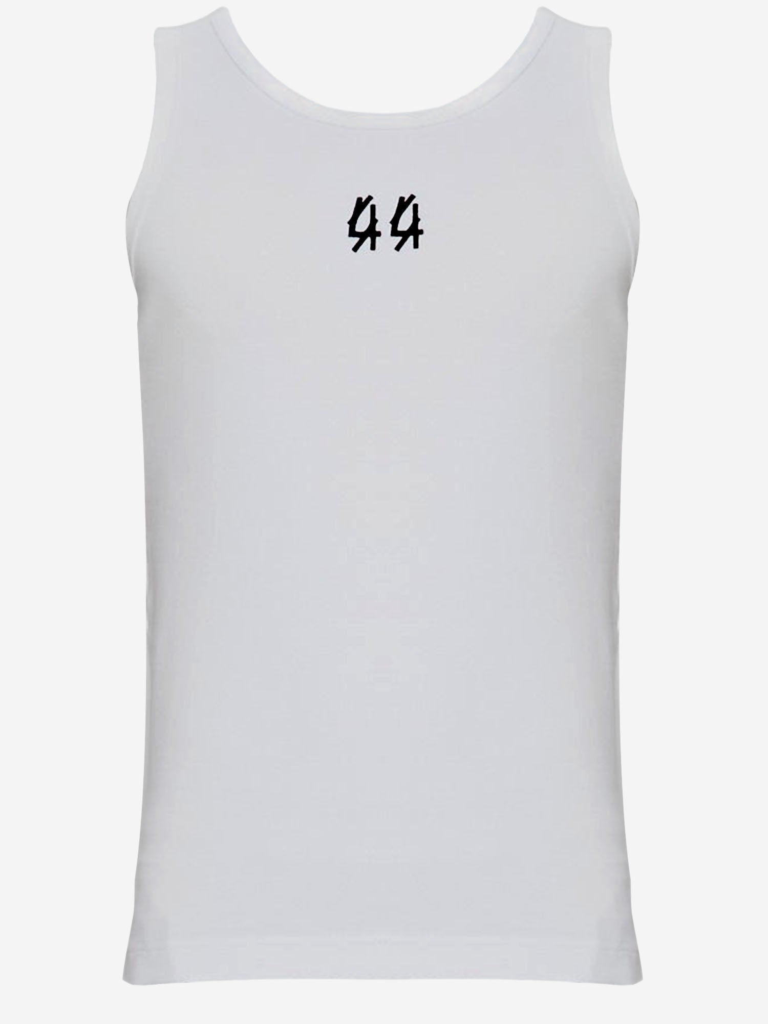 TANK TOP A COSTE IN COTONE STRETCH B0030579 FA584P732 44 LABEL GROUP 