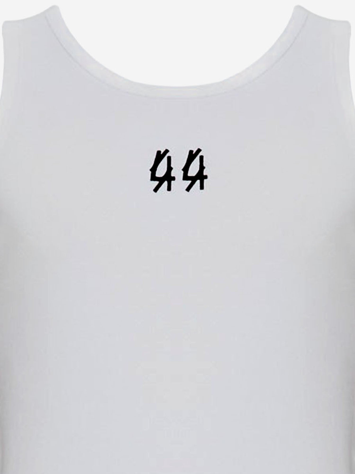 TANK TOP A COSTE IN COTONE STRETCH B0030579 FA584P732 44 LABEL GROUP 
