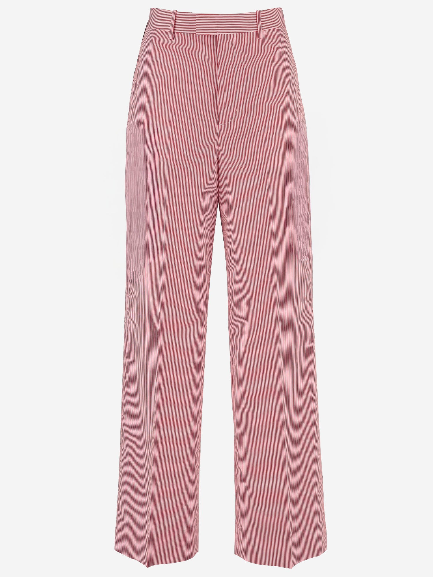 PANTALONI JUNO IN COTONE A RIGHE ARMTMP040C 016042 ARMARIUM 