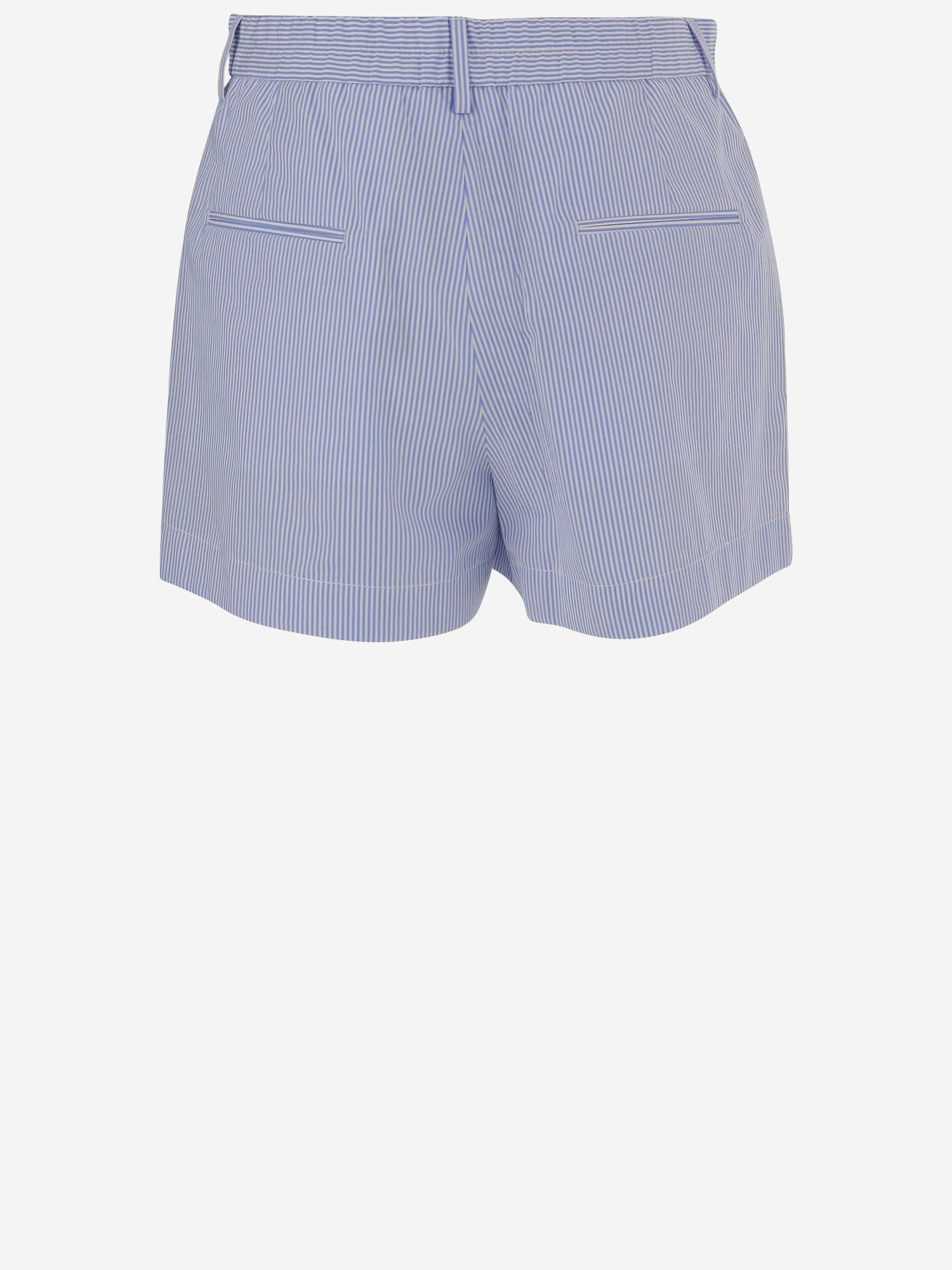PANTALONI CORTI IN COTONE CON MOTIVO A RIGHE ARMTMP044C 016044 ARMARIUM 