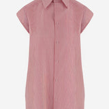 CAMICIA MALIK SENZA MANICHE A RIGHE ARMTMSH13C 016042 ARMARIUM 
