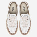 SNEAKERS MEDALIST LOW IN PELLE AULMFT02 SOFLEASUEWHTANTIL AUTRY 