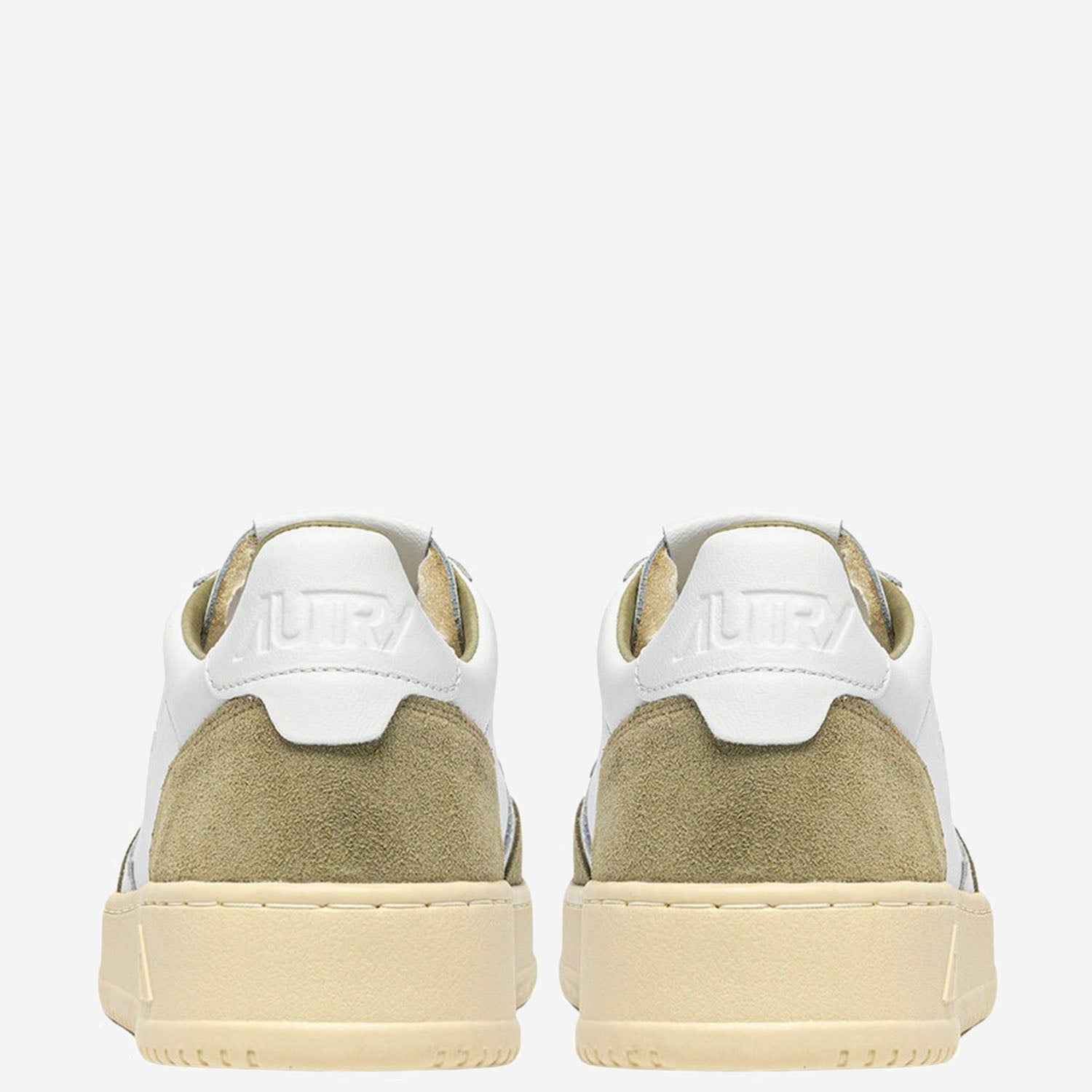 SNEAKERS MEDALIST LOW IN PELLE AULMFT06 SOFLEASUEWHTGREYGN AUTRY 