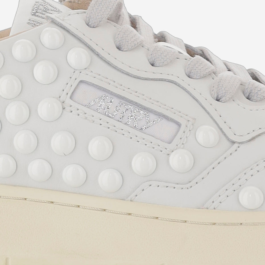 SNEAKERS MEDALIST LOW AULMPH01 LEATPEAWHTWHT AUTRY 