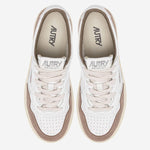 SNEAKERS MEDALIST LOW IN PELLE AULWFT02 SOFLEASUEWHTANTIL AUTRY 