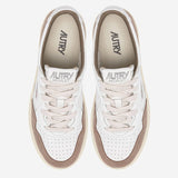 SNEAKERS MEDALIST LOW IN PELLE AULWFT02 SOFLEASUEWHTANTIL AUTRY 