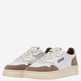 SNEAKERS MEDALIST LOW IN PELLE AULWFT02 SOFLEASUEWHTANTIL AUTRY 