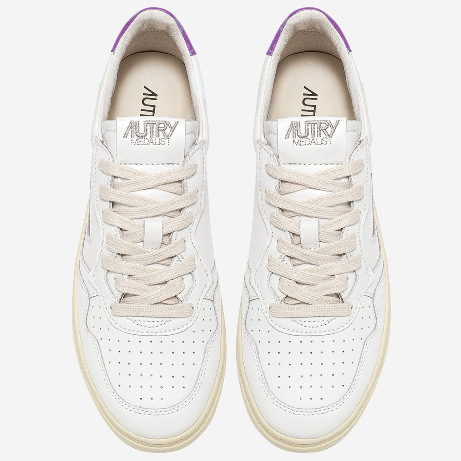 SNEAKERS MEDALIST LOW AULWLL08 LEATLEATWHTDBERRY AUTRY 