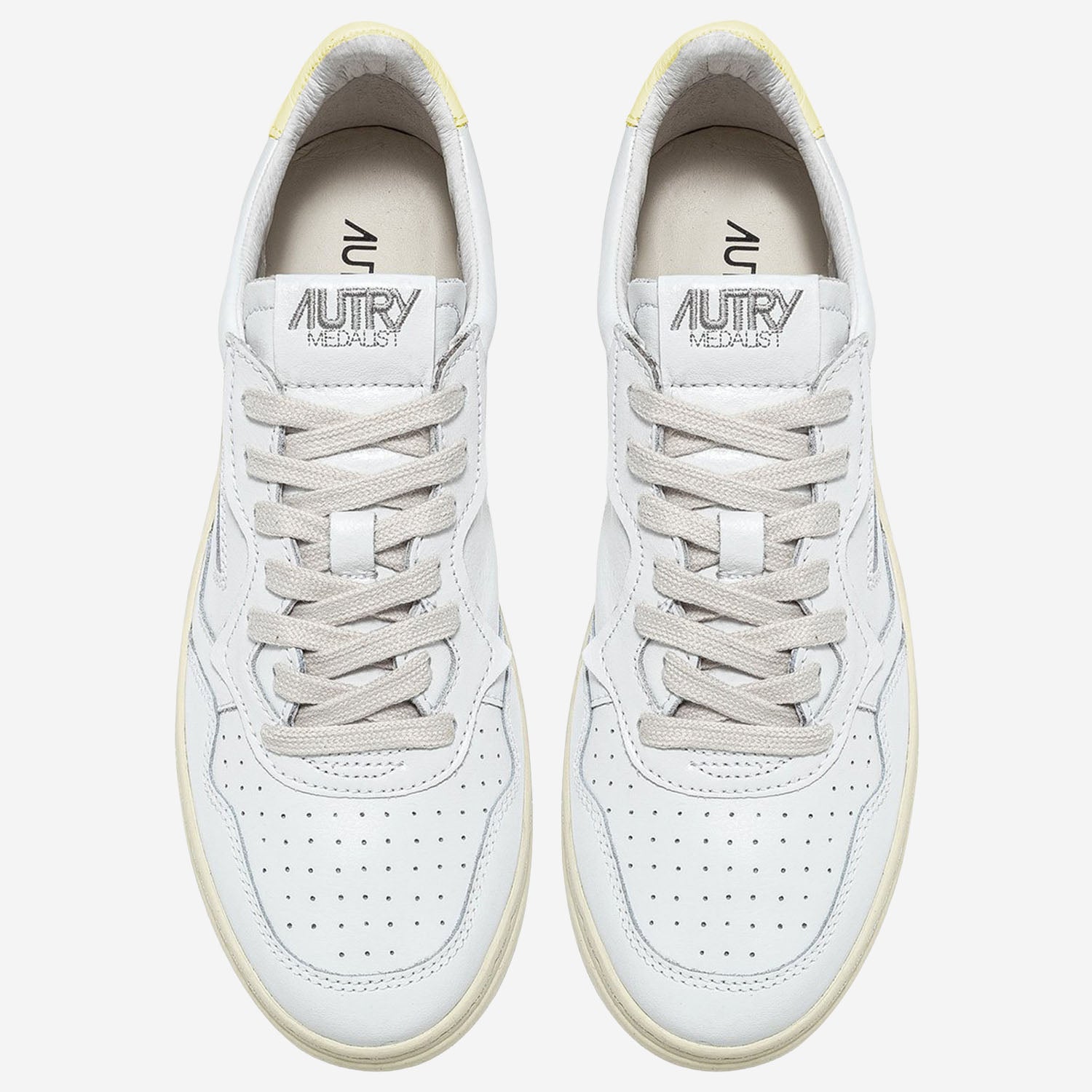 SNEAKERS MEDALIST LOW AULWLL09 LEATLEATWHTLEMOM AUTRY 